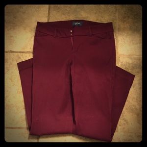 Maroon pants