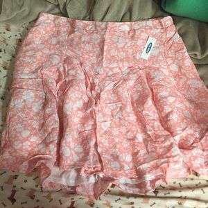 Old Navy floral pink skirt *final drop*
