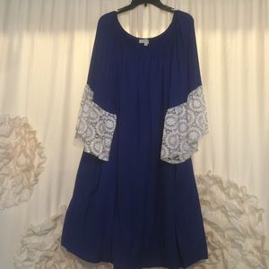 Pretty blue tunic top