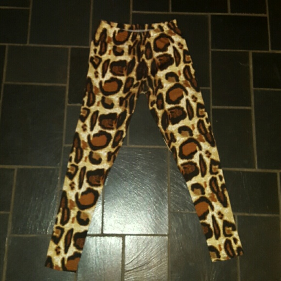 Leopard print leggings, soft, soft, soft! - Picture 1 of 4