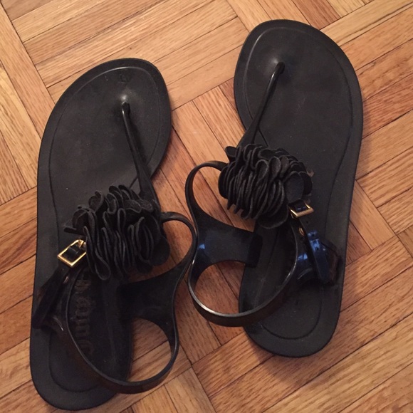 Juicy couture rubber sandals