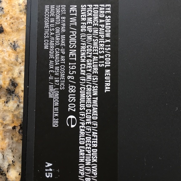 MAC Cool Neutral X15 palette. SOLD - Picture 3 of 4