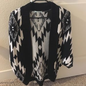 Aztec Print Cardigan