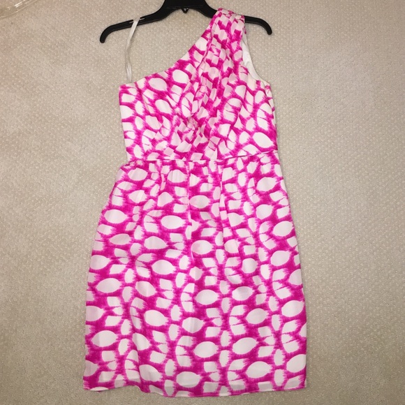 Shoshanna one-shoulder cocktail dress