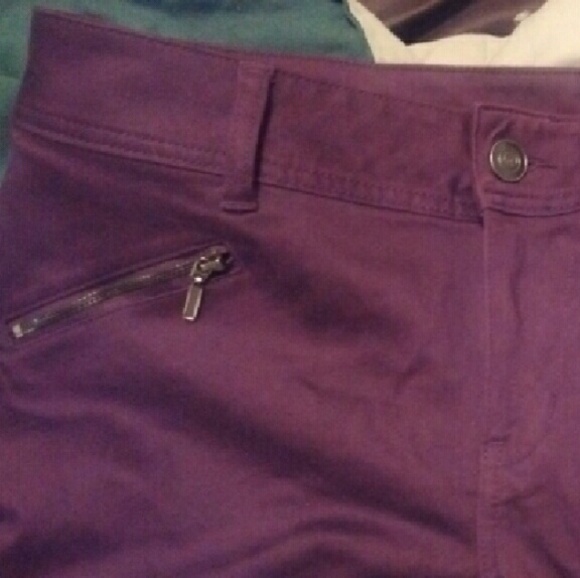 Lane Bryant Skinny jeans -maroon