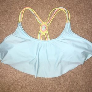 Flounce bikini top!