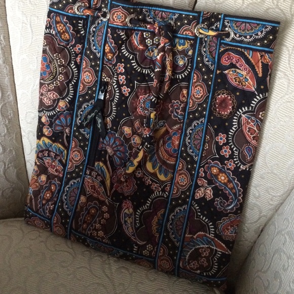 Vera Bradley Backsack in Kensington drawstrg tote - Picture 1 of 4