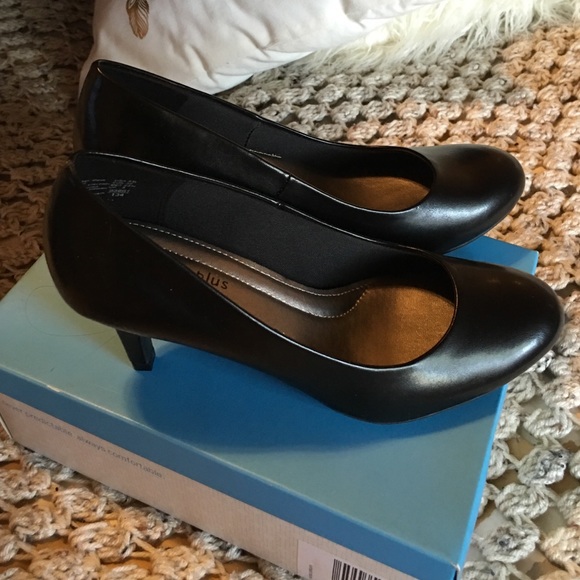 Payless Black Work Heels