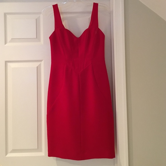 Sexy red Black Halo cocktail dress