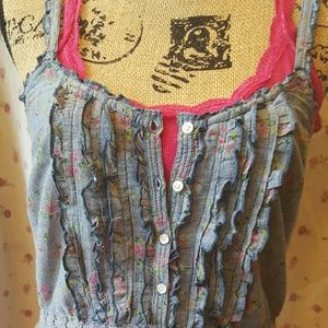 MAURICES demin blue color camisole top