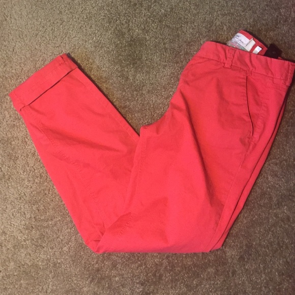 Hot pink docker type pants