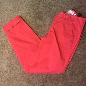 Hot pink docker type pants