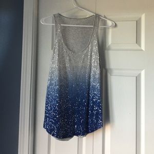 Express M tank top with sequins