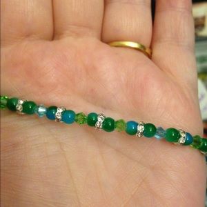 Beautiful bracelet & earring jewelry set handmade