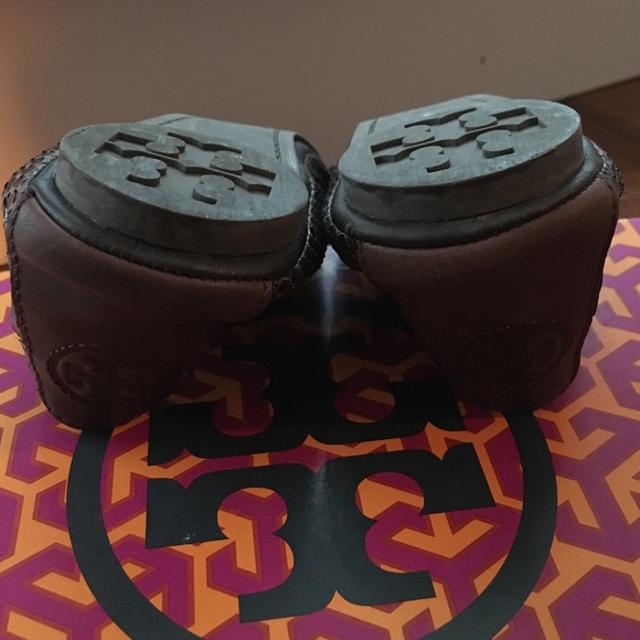 Tory Burch Brown Python Flats - image 2