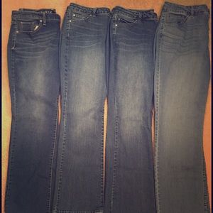 4 pairs of size 16 jeans
