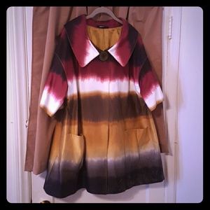 Multi colored light swing jacket