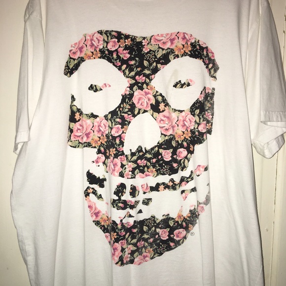 Men's floral Misfits shirt