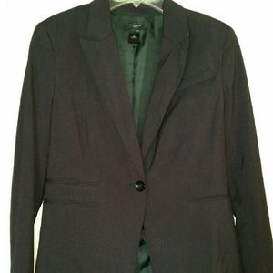 Ann Taylor deep purple skirt suit