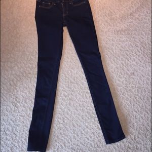 Hollister dark wash stretch skinny jean