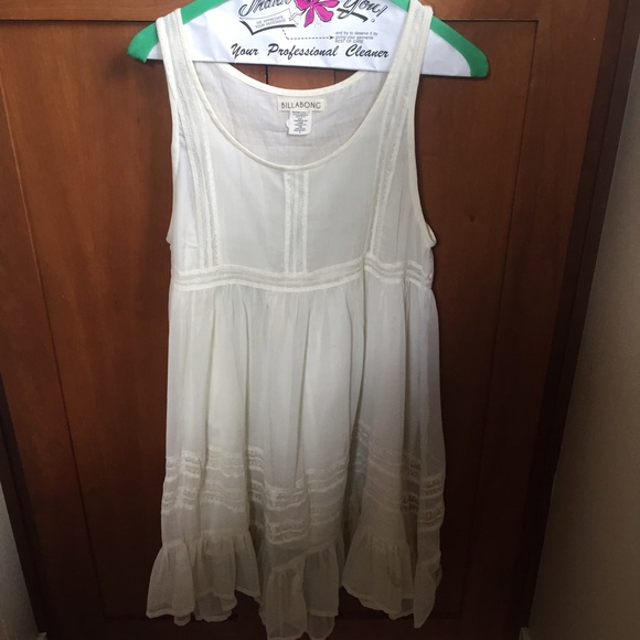 Creamy white dress