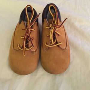 Infant Timberland Crib Bootie (wheat)
