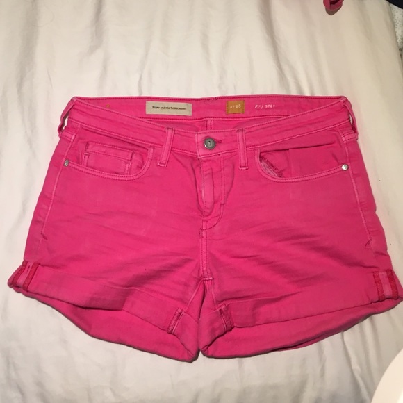 Pink Anthropologie shorts