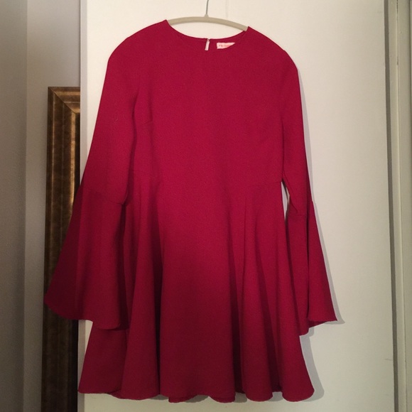 Nasty Gal Renamed Dress in Raspberry