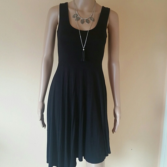 Black flowy dress