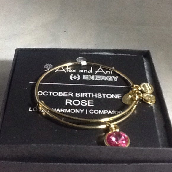 Alex and Ani Jewelry - Authentic Alex & Ani Gold October Birthstone