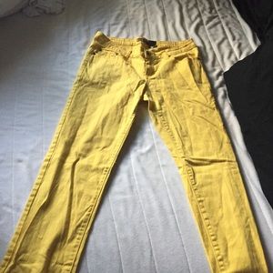 Yellow jeans