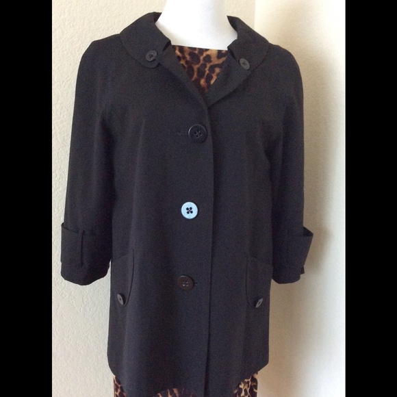 Black jacket light black jacket with 3/4 sleeve - Picture 1 of 4