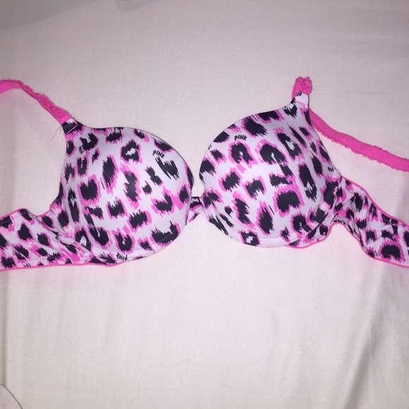 Victoria's Secret pink push up bra