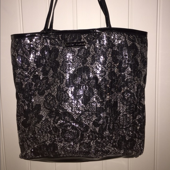 Betsy Johnson tote bag sequined