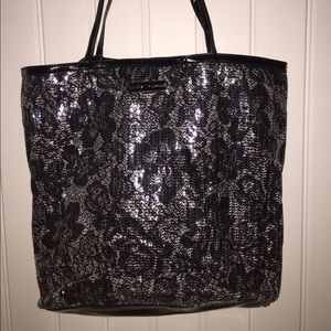 Betsy Johnson tote bag sequined