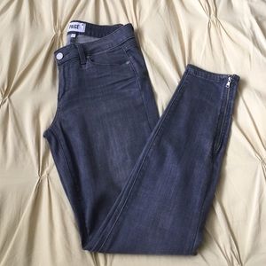 Paige jeans, charcoal grey