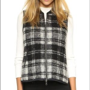 BRAND NEW Madewell reversible plaid vest