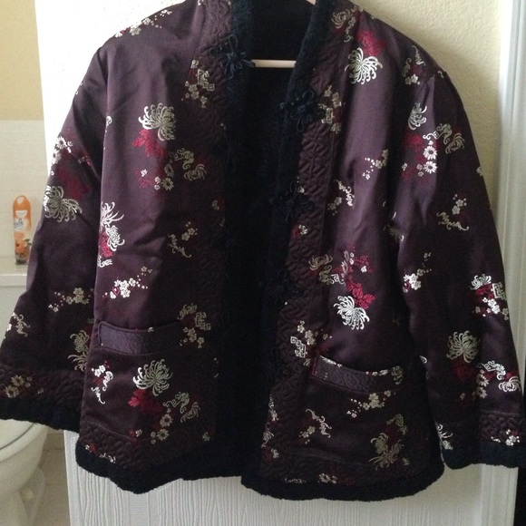 Authentic, embroidered kimono jacket