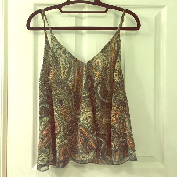 Flows tank top with open back