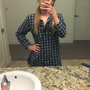 Button up flannel shirt from Madewell