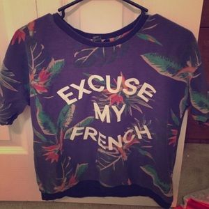 Excuse my french tee 💙