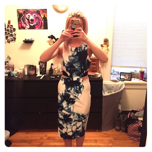 Akira Floral Pencil Dress