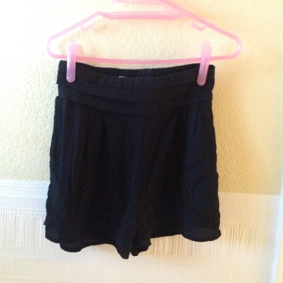 Black, high waisted urban outfitter shorts