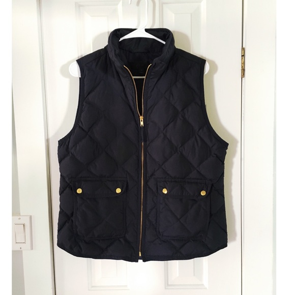 J. Crew Jackets & Blazers - J. Crew Quilted Down Vest in Navy