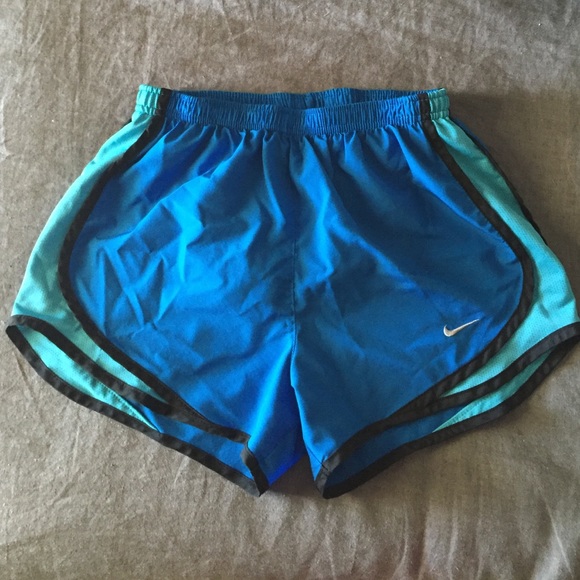 Womens XS Nike shorts blue and aqua