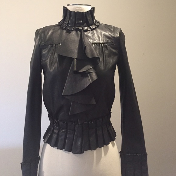 Diane von Furstenberg Jackets & Blazers - DVF Lamb Leather Jacket - NWOT