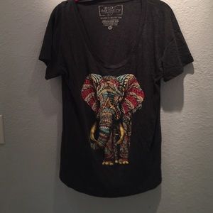 Grey elephant shirt