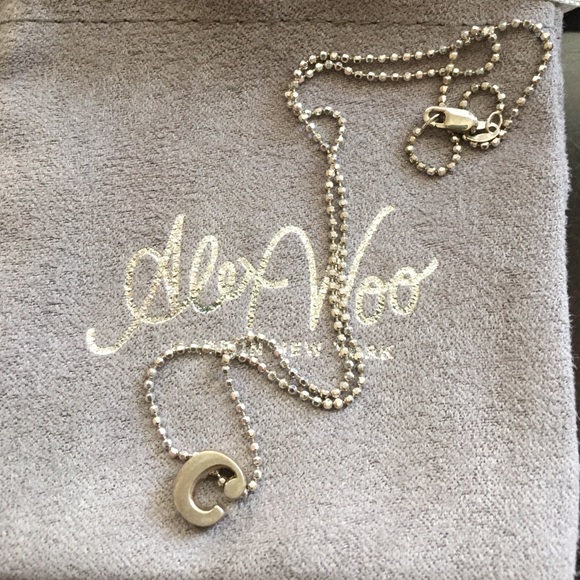 Alex Woo C Initial Necklace