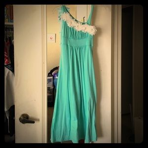 Kids size 8 mint maxi dress