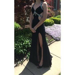 Jeweled Prom Dress